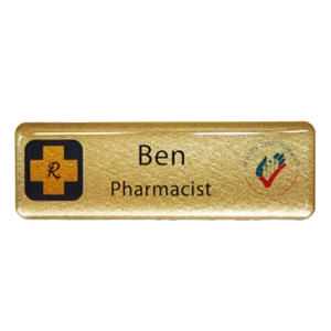 Picture of Non Framed - Name Badge Style 5A NF